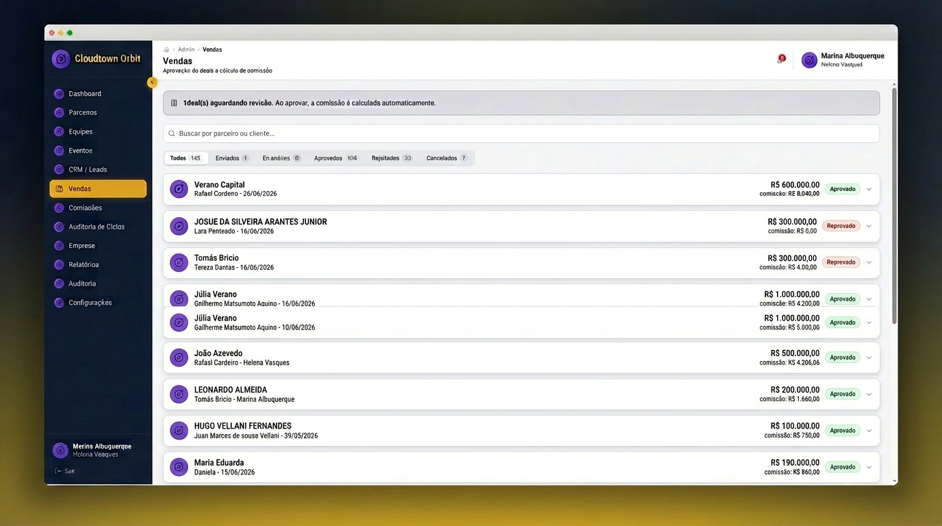 Aprovação com cálculo automático